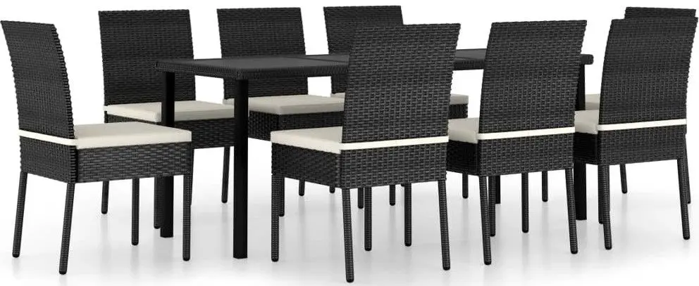 Комплект садовой мебели VidaXL 3065698 (Black/Cream) - 2
