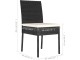 Set mobilier de gradina VidaXL 3065698 (Black/Cream)