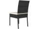 Set mobilier de gradina VidaXL 3065698 (Black/Cream)