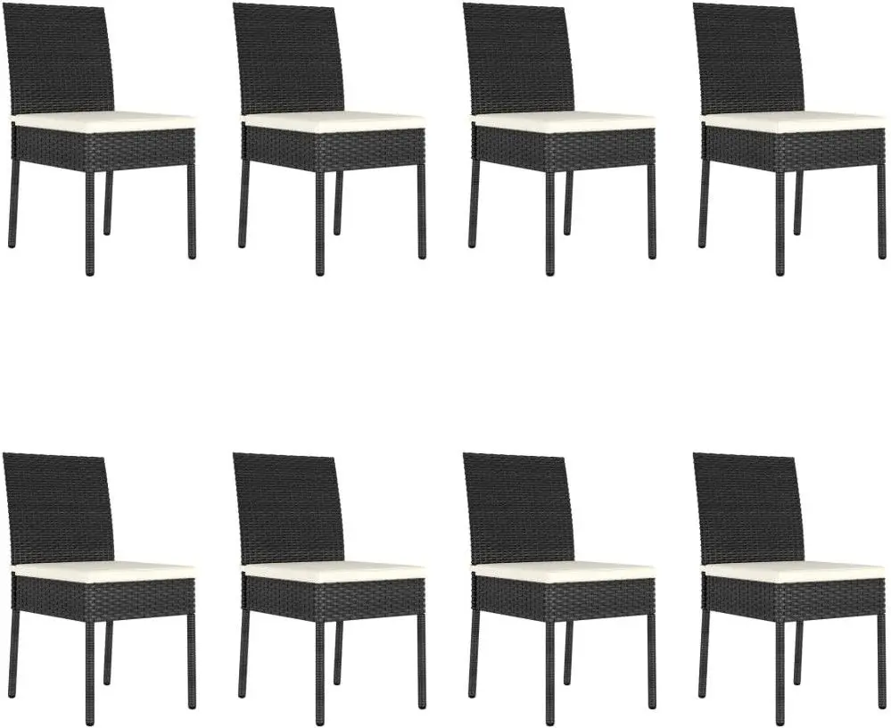 Комплект садовой мебели VidaXL 3065698 (Black/Cream) - 6
