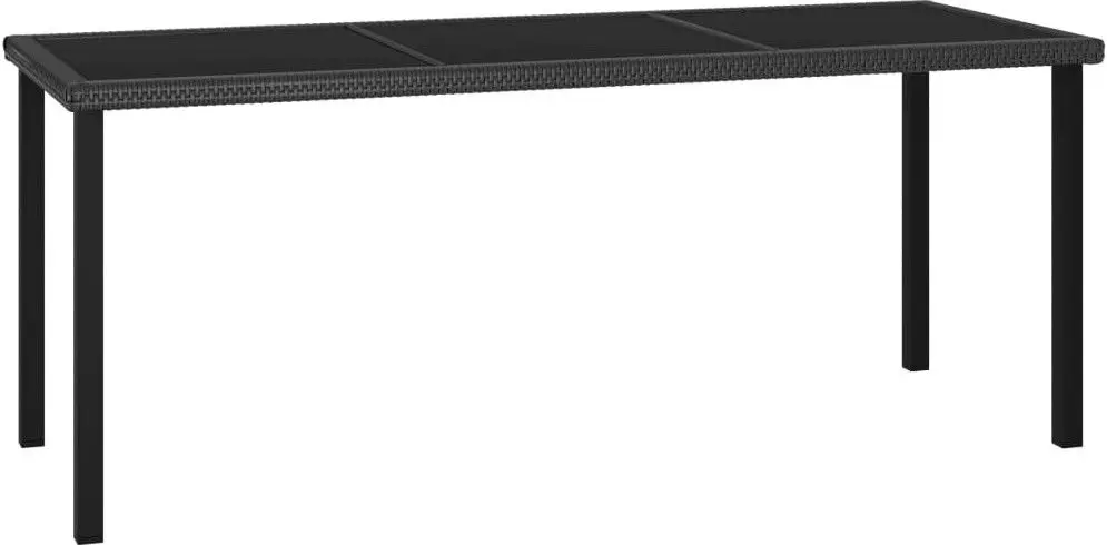 Комплект садовой мебели VidaXL 3065698 (Black/Cream) - 8