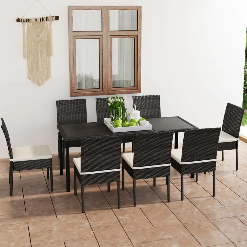 Комплект садовой мебели VidaXL 3065698 (Black/Cream)