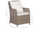 Set mobilier de gradina VidaXL 3067822 (Brown/Cream/Acacia)