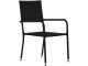 Set mobilier de grădină VidaXL 3067830 (Black/Acacia)