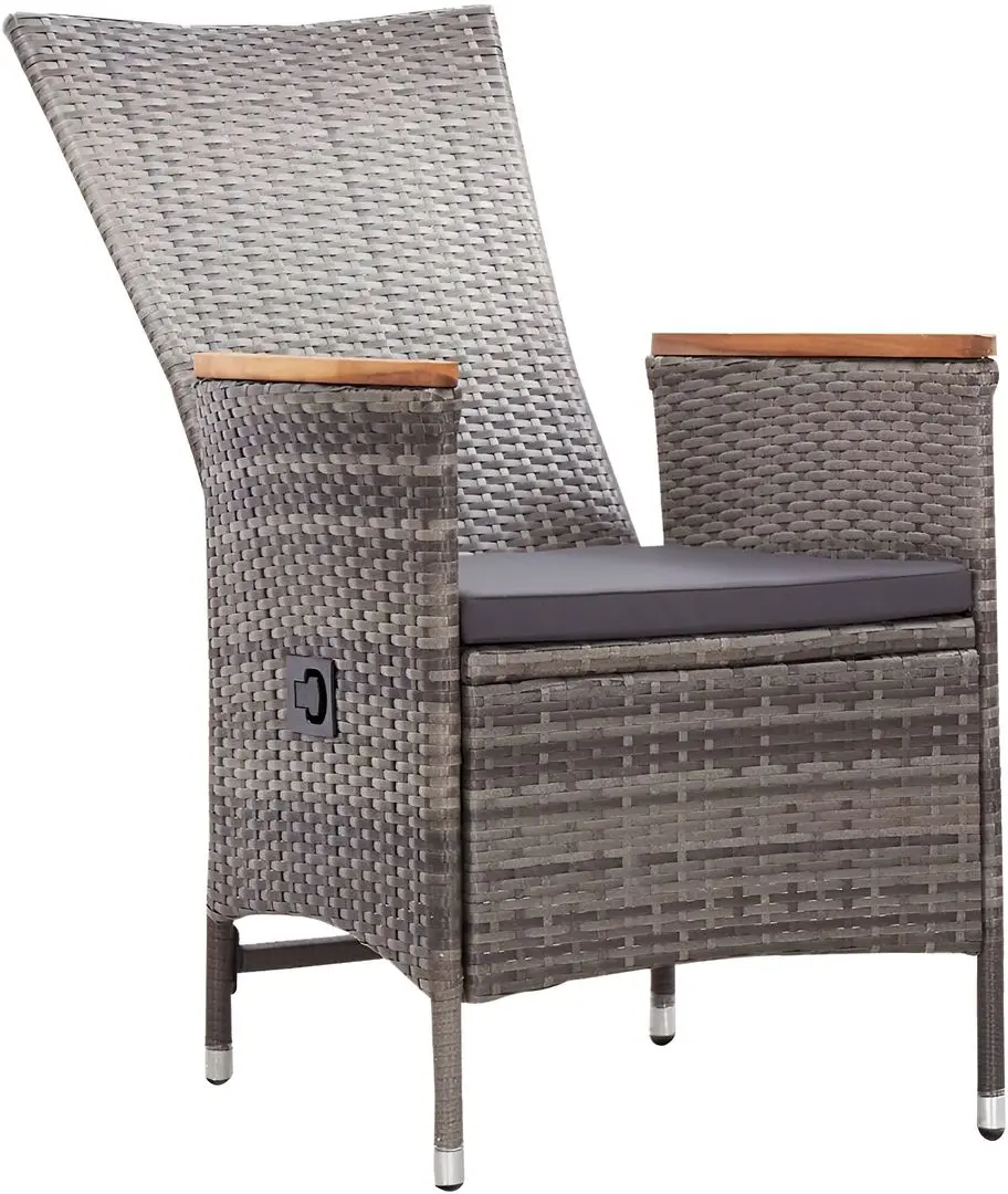 Set mobilier de grădină VidaXL 3070770 (Grey/Acacia)