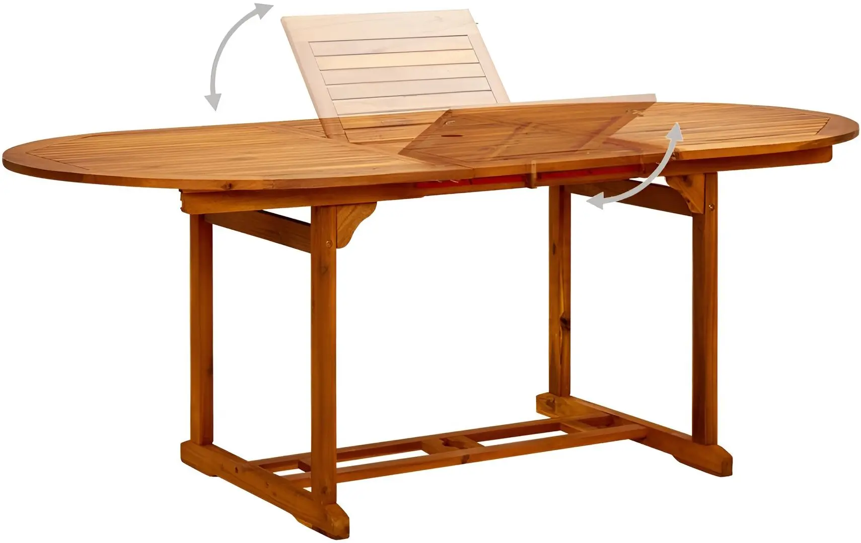 Set mobilier de grădină VidaXL 3070770 (Grey/Acacia)