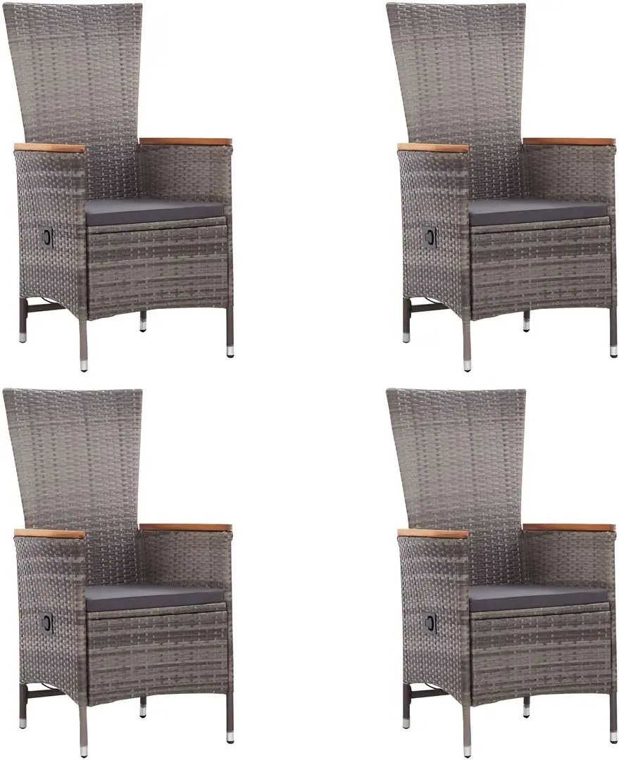Set mobilier de grădină VidaXL 3070770 (Grey/Acacia)