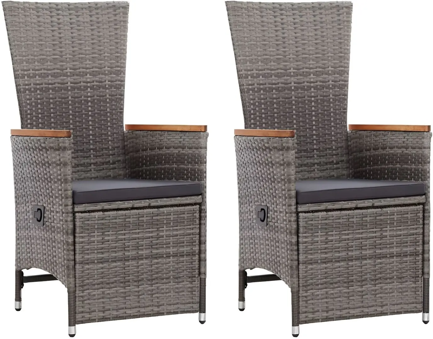 Set mobilier de grădină VidaXL 3070770 (Grey/Acacia)