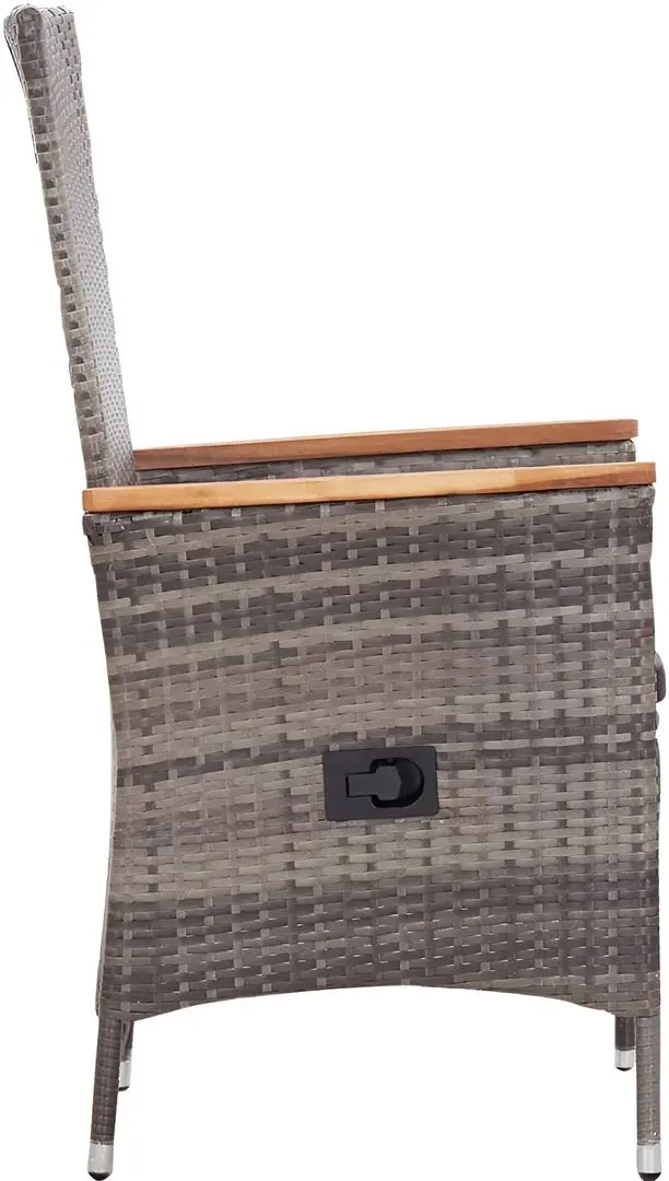 Set mobilier de grădină VidaXL 3070770 (Grey/Acacia)