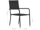 Set mobilier de grădină VidaXL 3070772 (Black/Acacia)