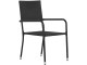 Set mobilier de grădină VidaXL 3070772 (Black/Acacia)