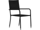 Set mobilier de gradina VidaXL 3072509 (Black/Acacia)