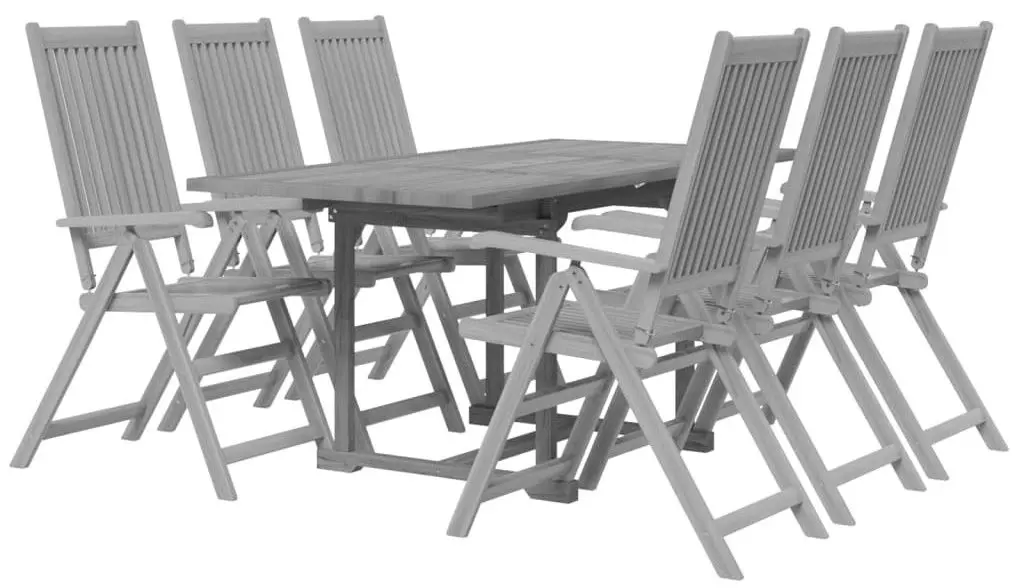 Set mobilier de gradina VidaXL 3079656 (Grey) - 2