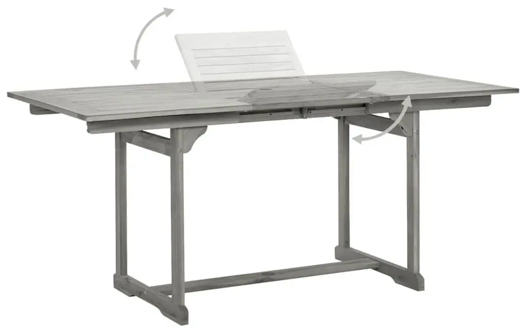 Set mobilier de gradina VidaXL 3079656 (Grey) - 4