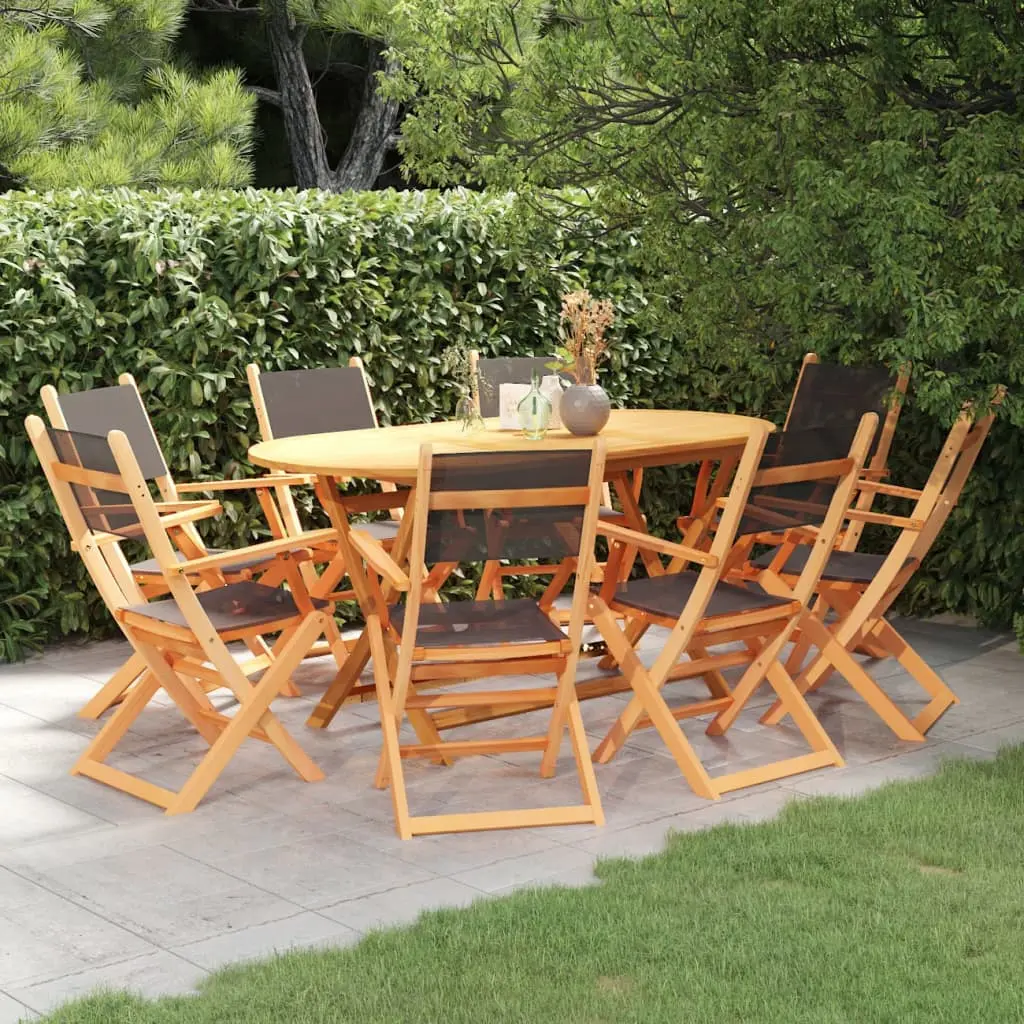 Комплект садовой мебели VidaXL 3086963 (Natural/Black)