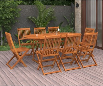 Set mobilier de grădină VidaXL 3086973 (Acacia)