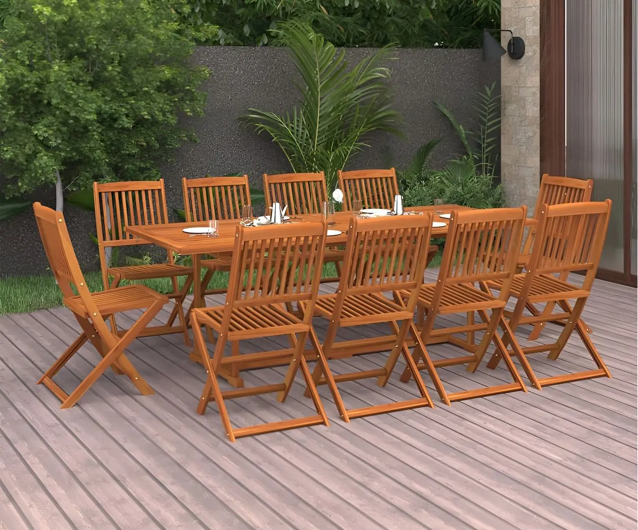 Комплект садовой мебели VidaXL 3086989 (Acacia)