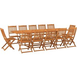 Set mobilier de gradina VidaXL 3086993 (Natural) Thumb