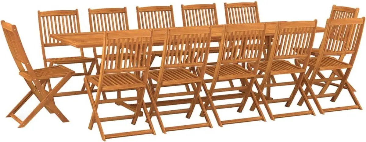 Set mobilier de gradina VidaXL 3086993 (Natural) - 2
