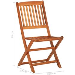 Set mobilier de gradina VidaXL 3086993 (Natural) Thumb