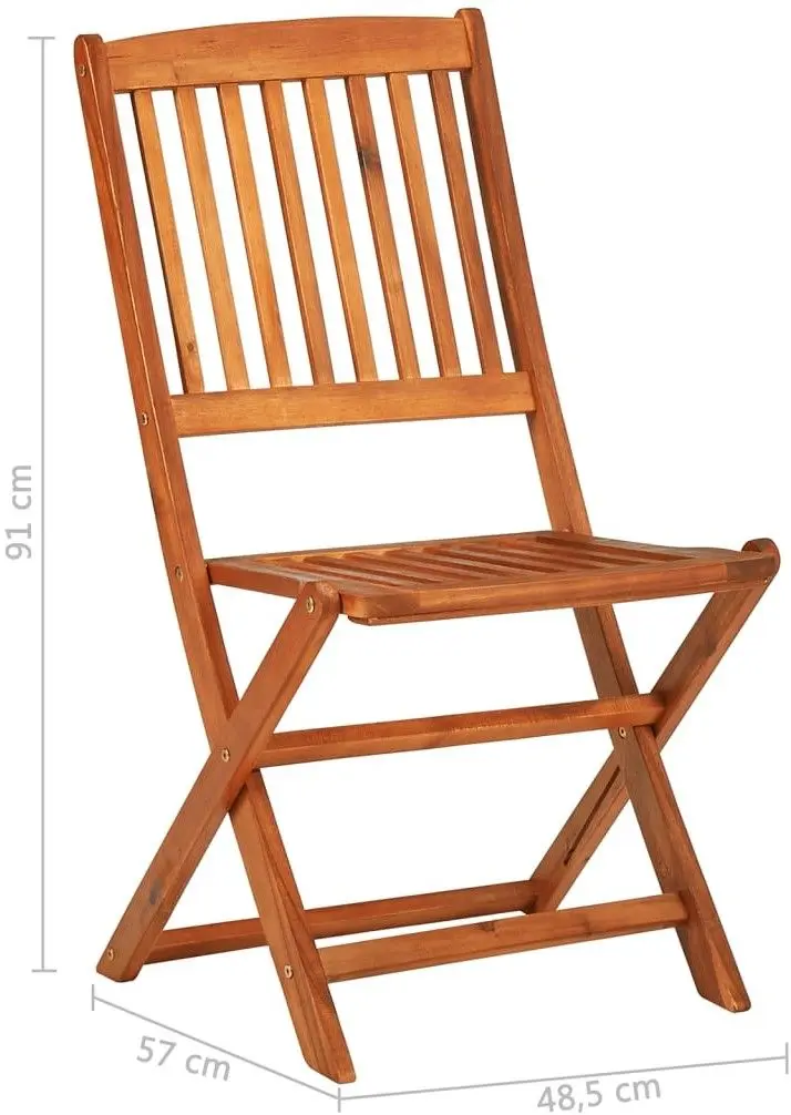 Set mobilier de gradina VidaXL 3086993 (Natural) - 12