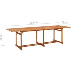 Set mobilier de gradina VidaXL 3086993 (Natural) Thumb
