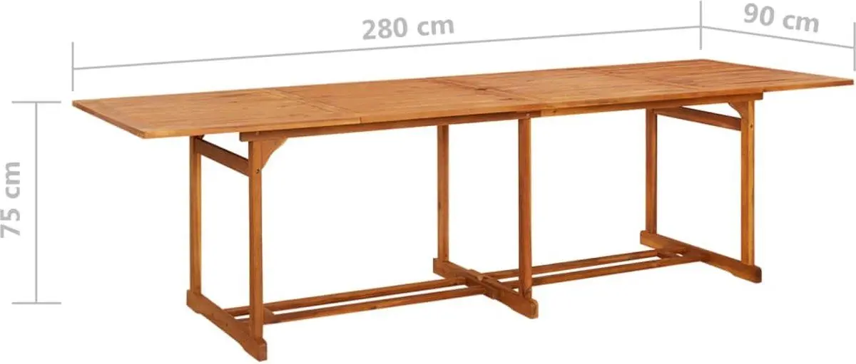 Set mobilier de gradina VidaXL 3086993 (Natural) - 13