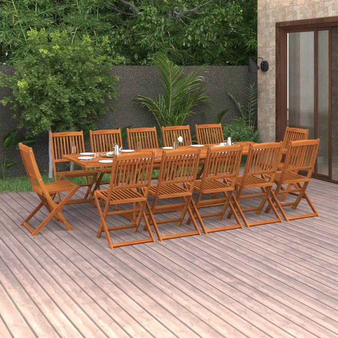 Set mobilier de gradina VidaXL 3086993 (Natural)