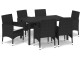 Set mobilier de gradina VidaXL 3095012 (Black)