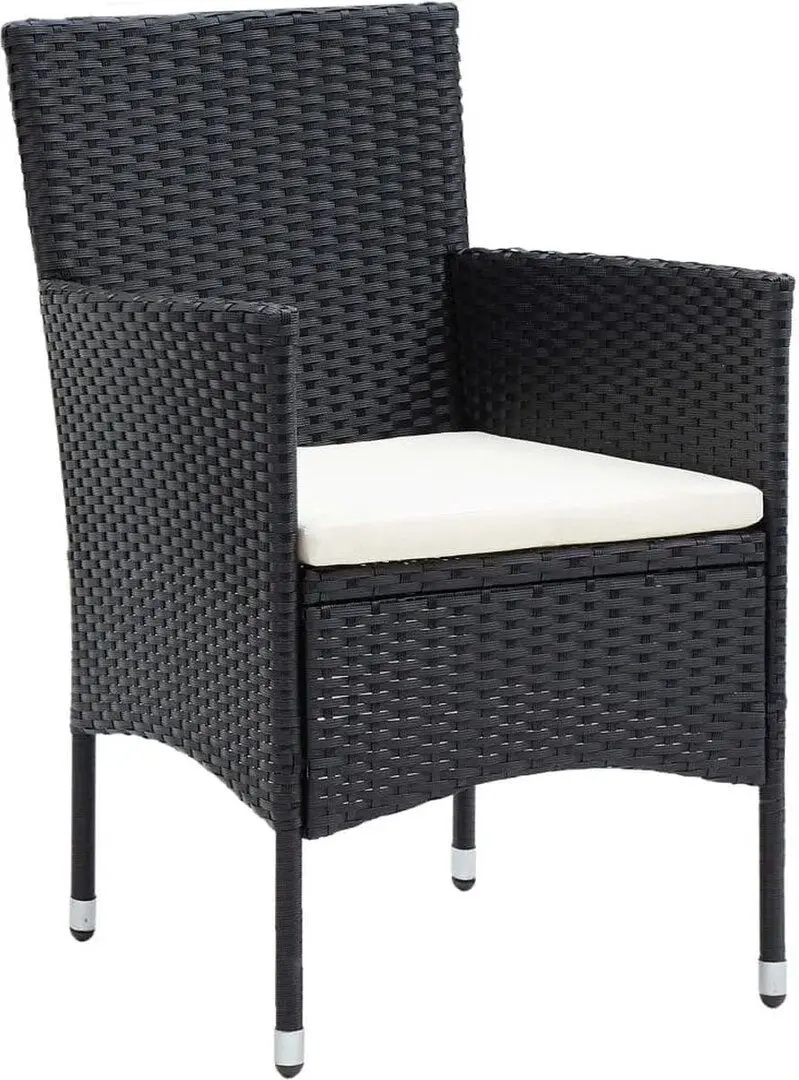 Комплект садовой мебели VidaXL 3095012 (Black)