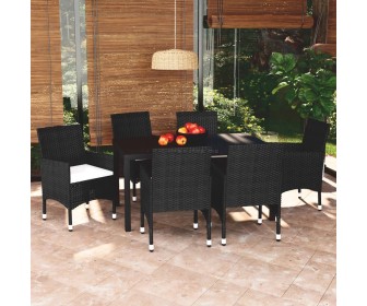 Set mobilier de gradina VidaXL 3095012 (Black)