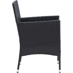 Комплект садовой мебели VidaXL 3095012 (Black) Thumb