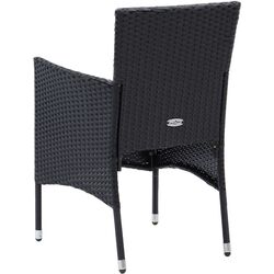 Комплект садовой мебели VidaXL 3095012 (Black) Thumb