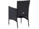 Set mobilier de gradina VidaXL 3095012 (Black)