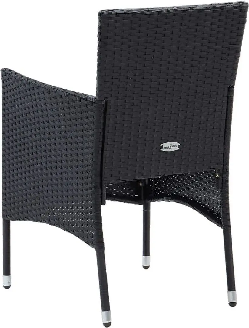 Комплект садовой мебели VidaXL 3095012 (Black)