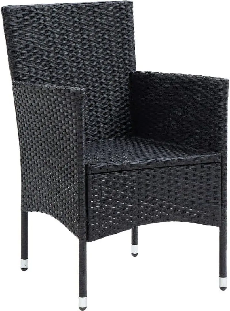 Комплект садовой мебели VidaXL 3095012 (Black)