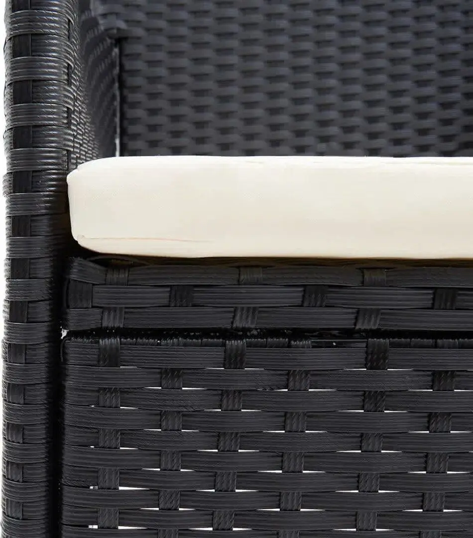 Комплект садовой мебели VidaXL 3095012 (Black)