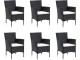 Set mobilier de gradina VidaXL 3095012 (Black)