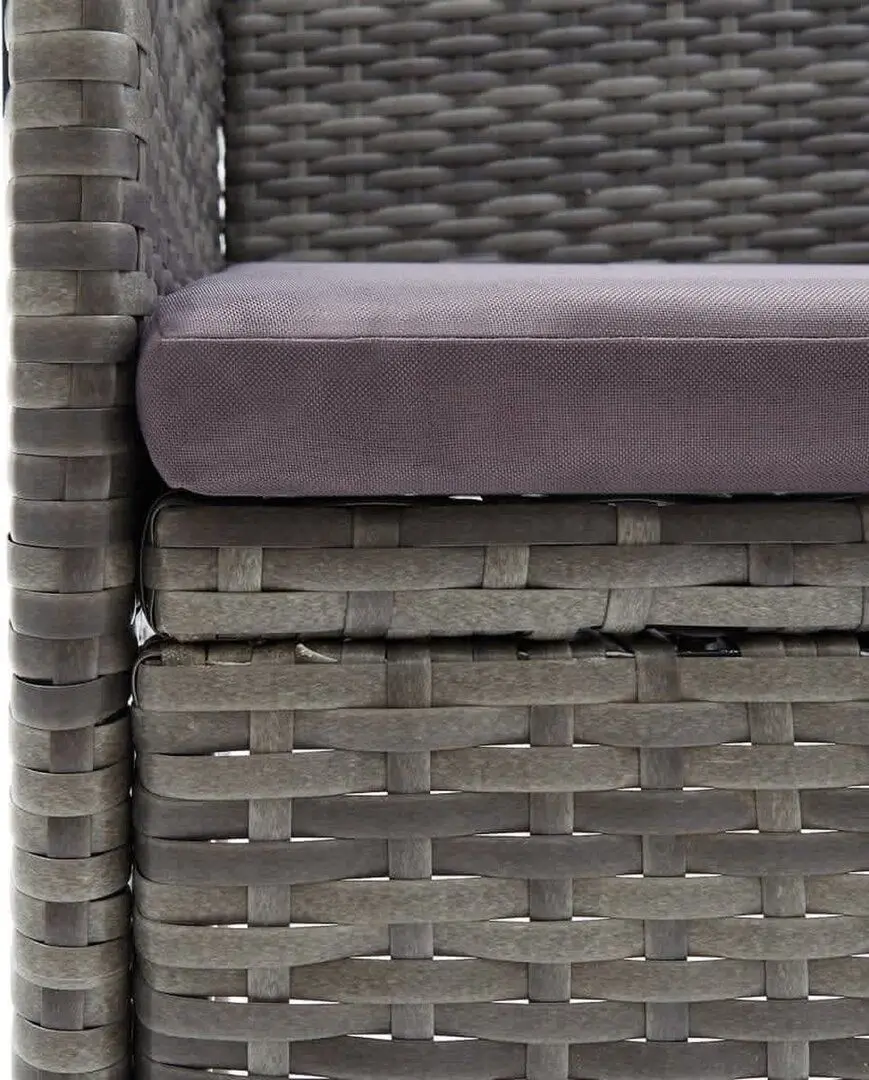 Set mobilier de gradina VidaXL 3095026 (Grey)