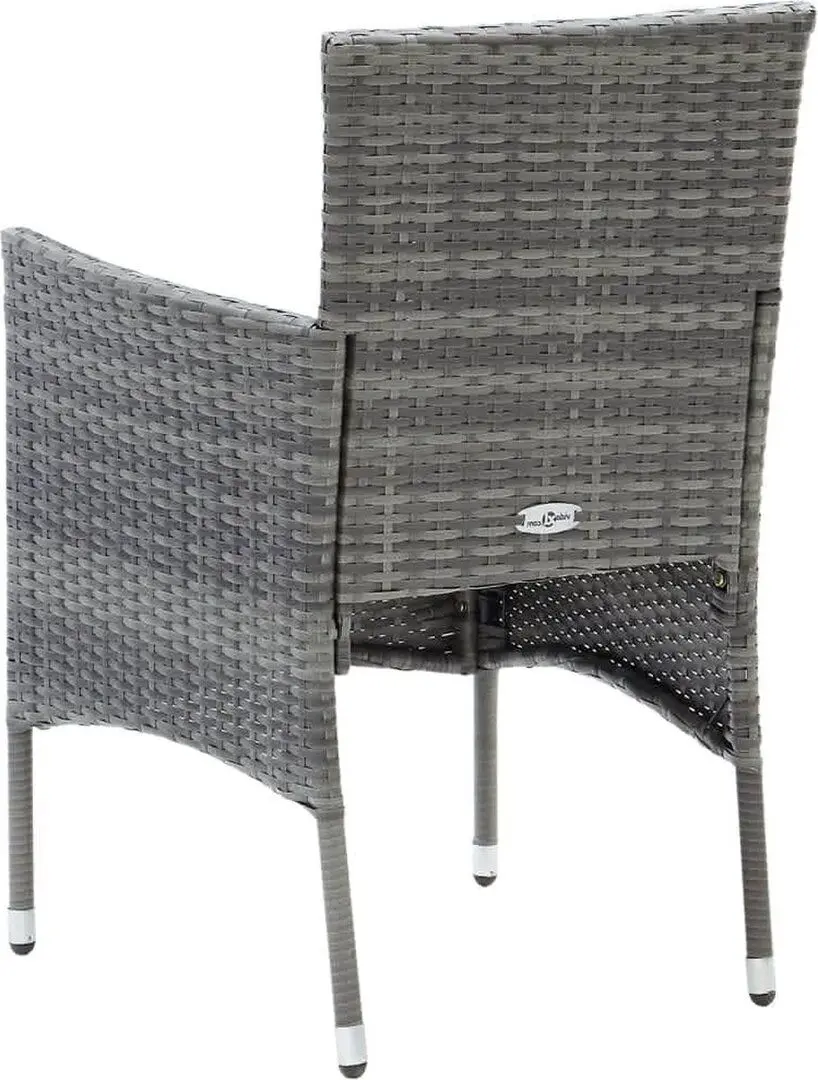 Set mobilier de gradina VidaXL 3095026 (Grey)