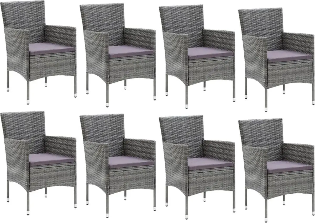 Set mobilier de gradina VidaXL 3095026 (Grey)