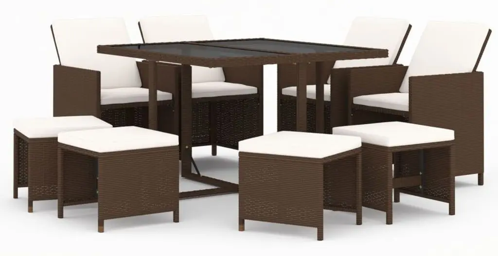 Комплект садовой мебели VidaXL 3095514 (Brown)