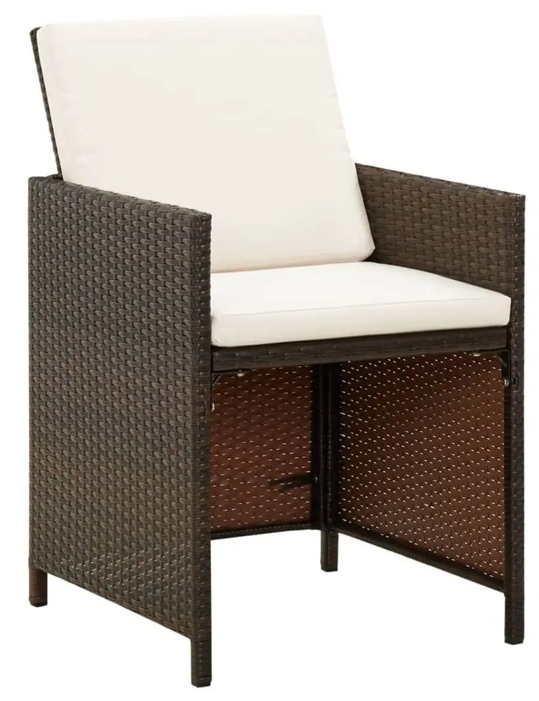 Комплект садовой мебели VidaXL 3095514 (Brown)