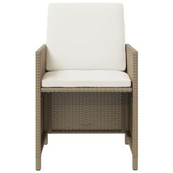 Комплект садовой мебели VidaXL 3095517 (Beige/White) Thumb