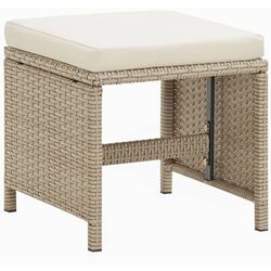 Комплект садовой мебели VidaXL 3095517 (Beige/White) Thumb