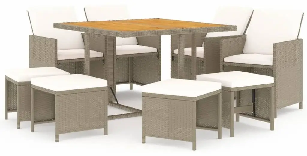 Комплект садовой мебели VidaXL 3095529 (Beige) - 2