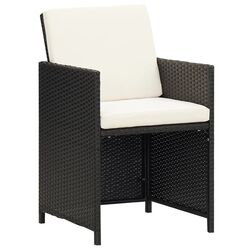 Set mobilier de gradina VidaXL 3095669 (Black) Thumb