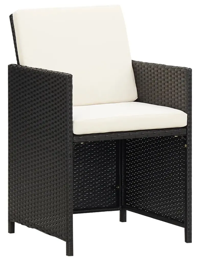 Set mobilier de gradina VidaXL 3095669 (Black)