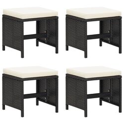 Set mobilier de gradina VidaXL 3095669 (Black) Thumb