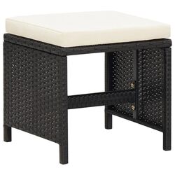Set mobilier de gradina VidaXL 3095669 (Black) Thumb